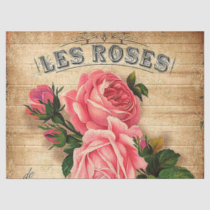 Papel De Seda Rosa do rosa do vintage algum tecido do partido da