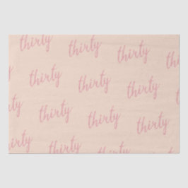 Papel De Seda Rosa Dourado Blush 30 Festa de aniversário com bri