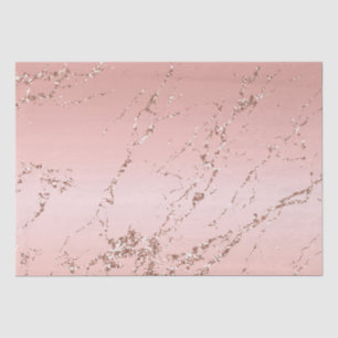 Papel De Seda Rosa Dourado Marble Glitzy Glitter Wedding