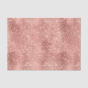 Papel De Seda Rosa Dourado Sparkle Glitz