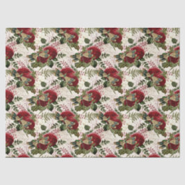 Papel De Seda Rosa e Dragonflies (Design 7)