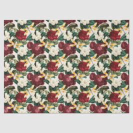 Papel De Seda Rosa e Dragonflies (Design 8)