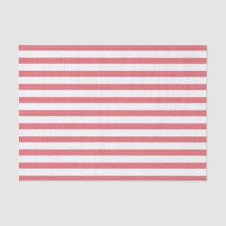 Papel De Seda Rosa e faixa horizontal branca