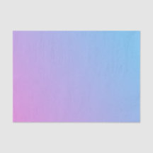 Papel de seda rosa para azul Ombré