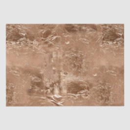 Papel De Seda Rosa Peach Dourado Glam