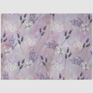 Papel De Seda Rosa pétalas gotículas de fundo com lavanda