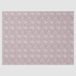 Papel De Seda Rosa poeira floral vintage