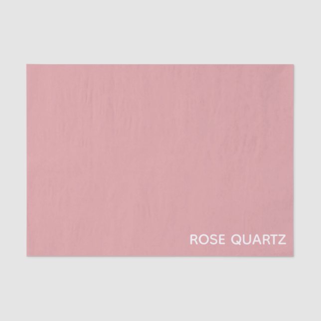 Papel De Seda Rosa Quartz - nome cor rosa (Frente )