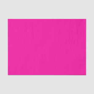 Papel De Seda Rosa Quente Sólido