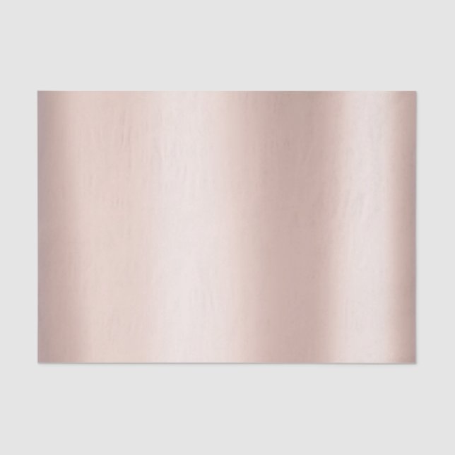Papel De Seda Rosa Rosa Rosa Rosa Dourada Blush Blush Pó Metálic (Frente )