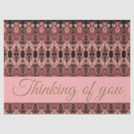 Papel De Seda Rosa Rosa Rosa Rosa e Borgonha