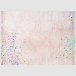 Papel De Seda Rosa Roxo Azul Brilho Antigo Vintage Decoupage