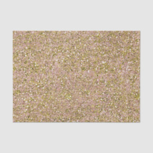 Papel De Seda Rosa Rubor Rosa e Dourado Glam Glitter Festa Brilh