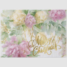 Papel De Seda Rosa Satin Ribbon Evergreen Mauve Cream Natal