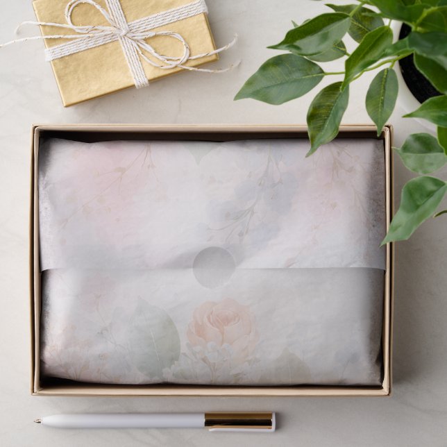Papel De Seda Rosa Suave (Presente)
