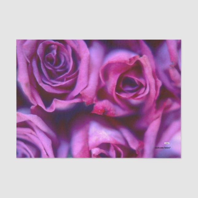 Papel De Seda Rosas (Frente )