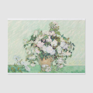 Papel De Seda Rosas 1890 por Vincent Van Gogh