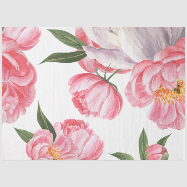 Papel De Seda Rosas bonitas (Frente )