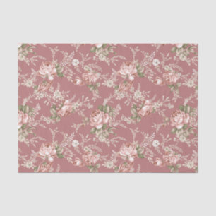 Papel De Seda Rosas cor-de-rosa-claro - Fundo Rosa antigo