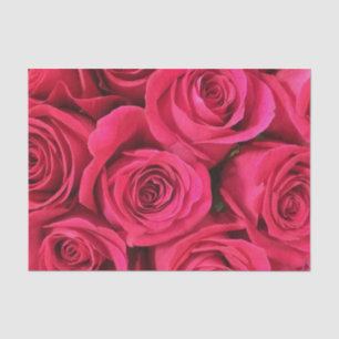 Papel De Seda Rosas cor-de-rosa rosados do chique do victorian