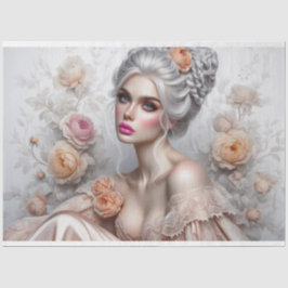 Papel De Seda Rosas da Beleza Vitoriana Silver, Romance