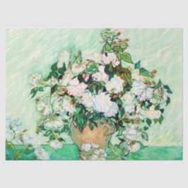 Papel De Seda Rosas de Vincent Van Gogh, Disoupage