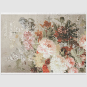 Papel De Seda Rosas de vindima e desacoplamento francês da efem
