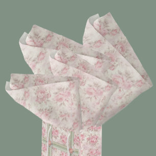 Papel De Seda Rosas Desbotadas Vintage Para Todas as Ocasioes