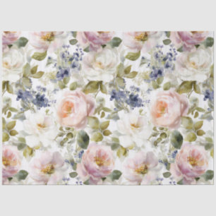 Papel De Seda Rosas e flores para pintar