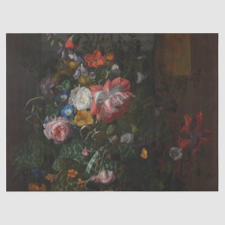 Papel De Seda Rosas e Outras Flores - Rachel Ruysch