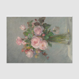 Papel De Seda Rosas em um Vase