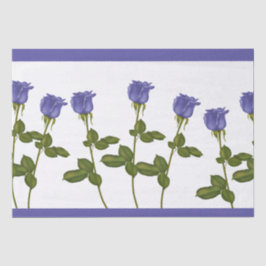 Papel De Seda Rosas Indigo