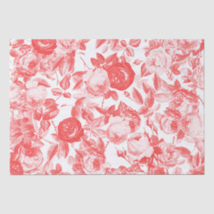 Papel De Seda Rosas rosa-rosa-do-Toile Elegante