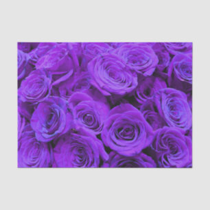 Papel De Seda rosas roxas violetas românticas, buquê de rosa bon