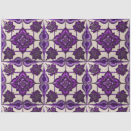 Papel De Seda Rosas Roxos Belo Coleção Moderna