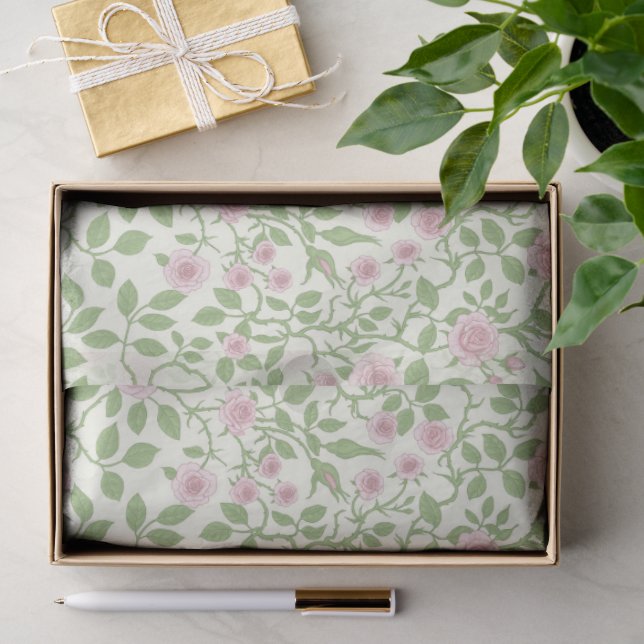Papel De Seda Rosas selvagens (Presente)