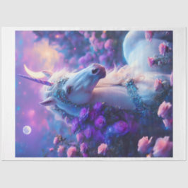 Papel De Seda Rosas Unicorn