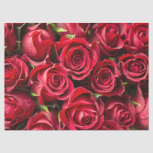 Papel De Seda rosas vermelhas