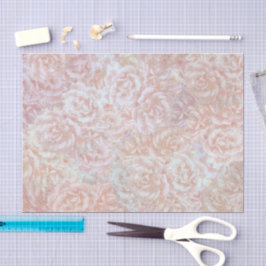 Papel De Seda Rosas vintage em creme - padrão floral