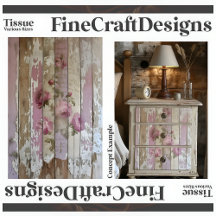 Rosas Vintage Shabby Chic em Madeira Decoupage A2L