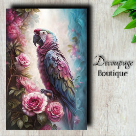 Papel De Seda Roseate Majestade Decoupage