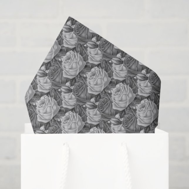 Papel De Seda Roses (Sacola de presentes)