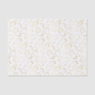 Papel De Seda Rosh Hashanah Douradas Maçãs Shana Tova Elegante