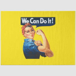 Papel De Seda Rosie the Riveter (Poster Icônica) (Nós podemos fa