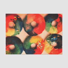 Papel De Seda Rosquinhas arco-íris