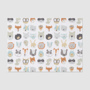 Papel De Seda Rostos Amigáveis Retratos em animais de raça