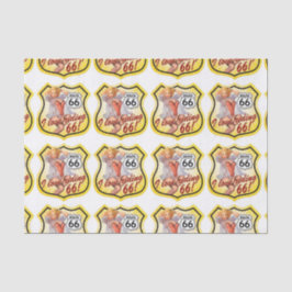 Papel De Seda Rota 66 da Rapariga Pin Up