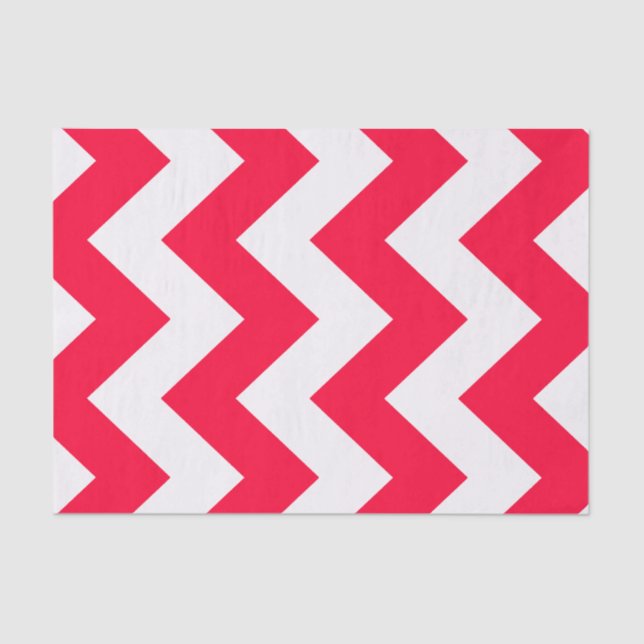 Papel De Seda Rouge Bold Mod Chevron (Frente )