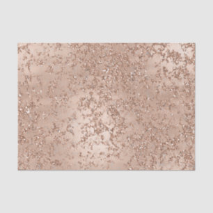 Papel De Seda Rouge Dourado Rosa Glam Brilho Crackle Charme