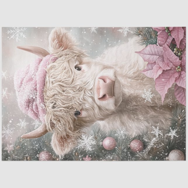 Papel De Seda Roupa De Natal Vestida Da Menina (Frente )